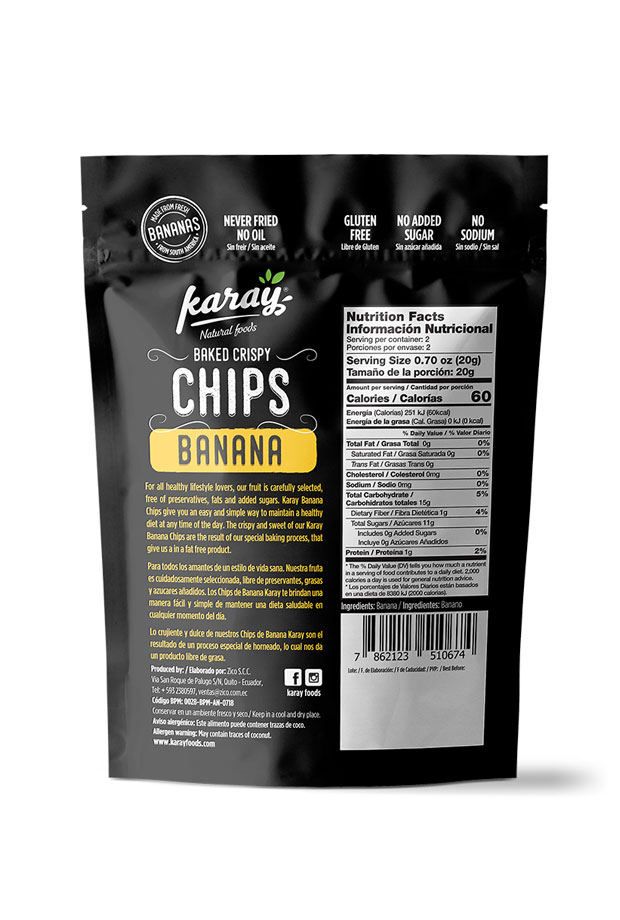 Karay Snack banano